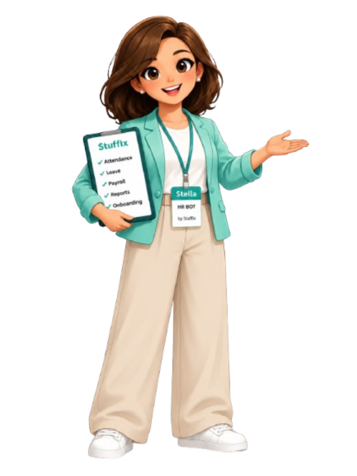 Stella — your friendly HR assistant from StaffiX
